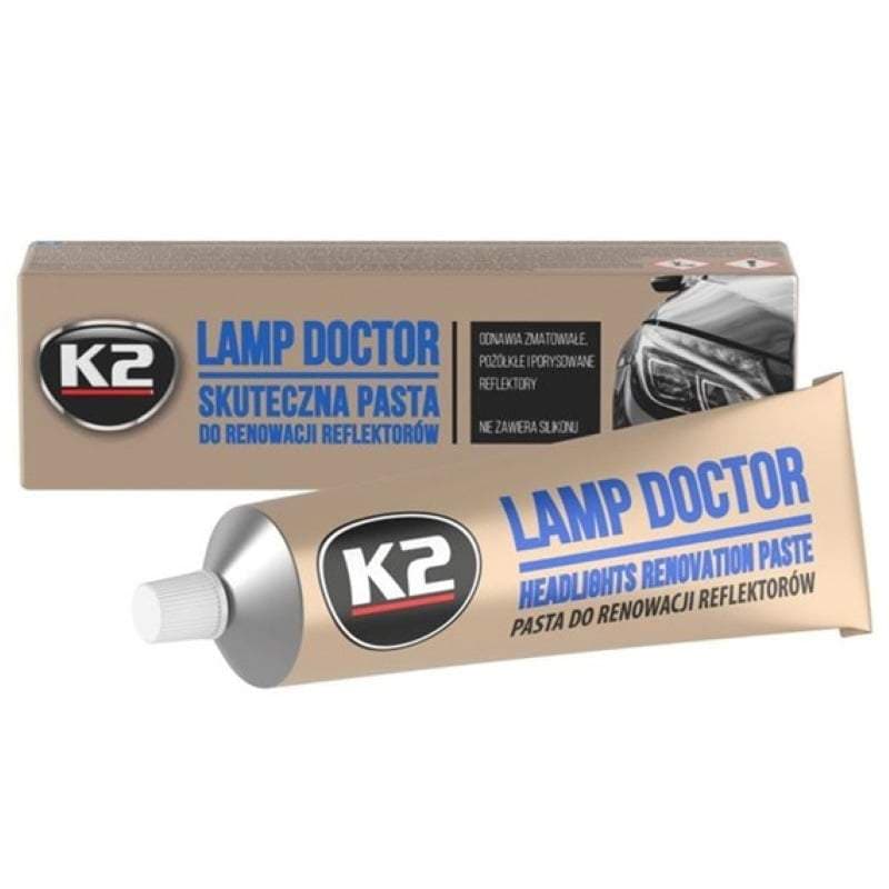 Profesionalna pasta za obnovu i poliranje farova Lamp Doctor 60g – K2